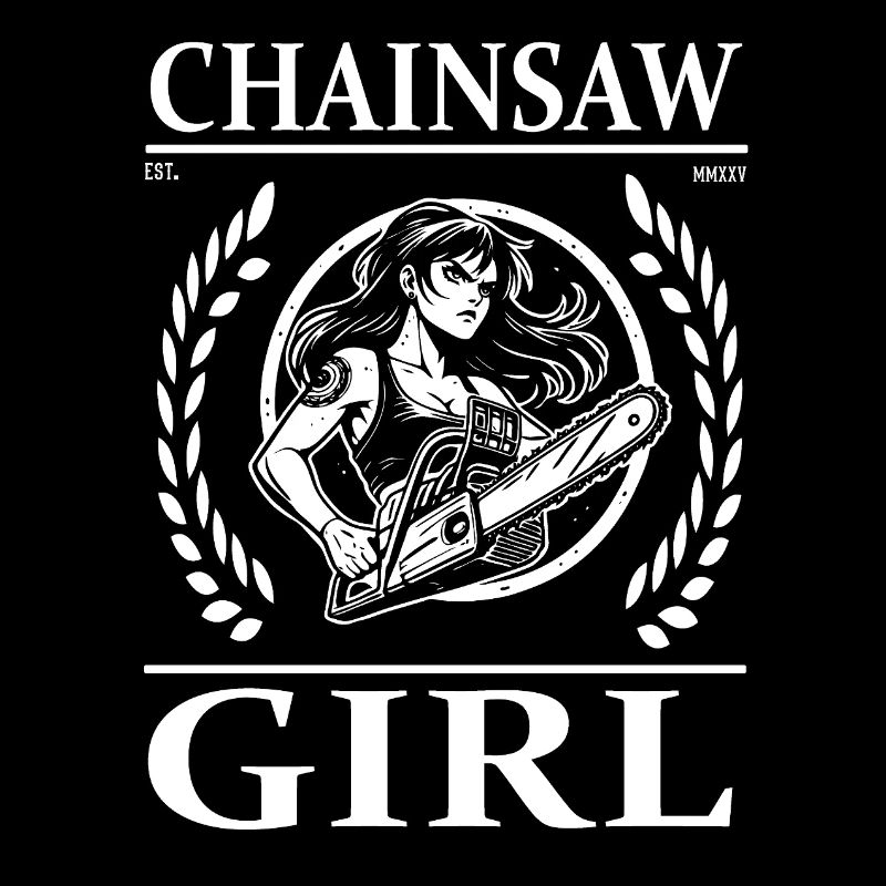 Cool Chainsaw Girl Design
