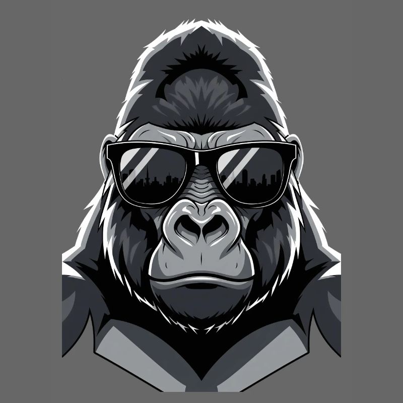 Cool Gorilla Sunglasses Design