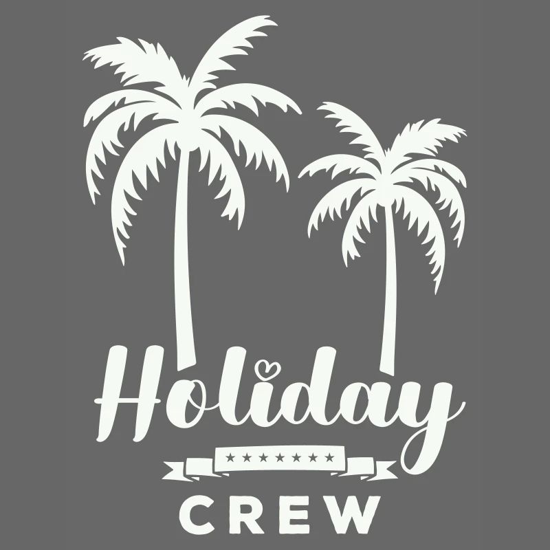 Holiday Crew Palm Design