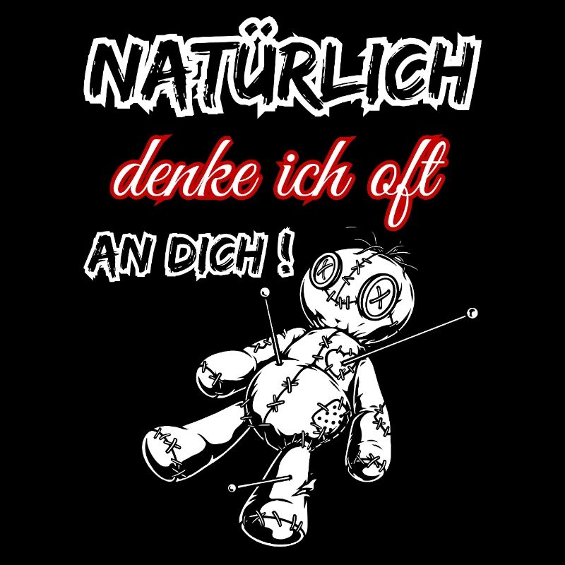 Natürlich denke ich oft an dich! - Voodoo Puppe