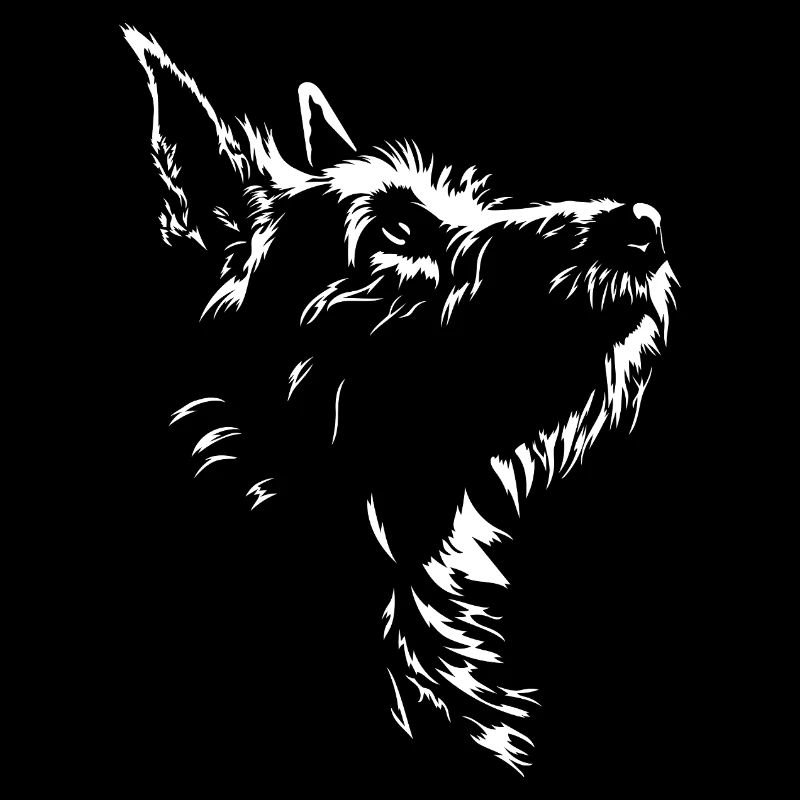 Berger Picard Silhouette de chien Wilsigns