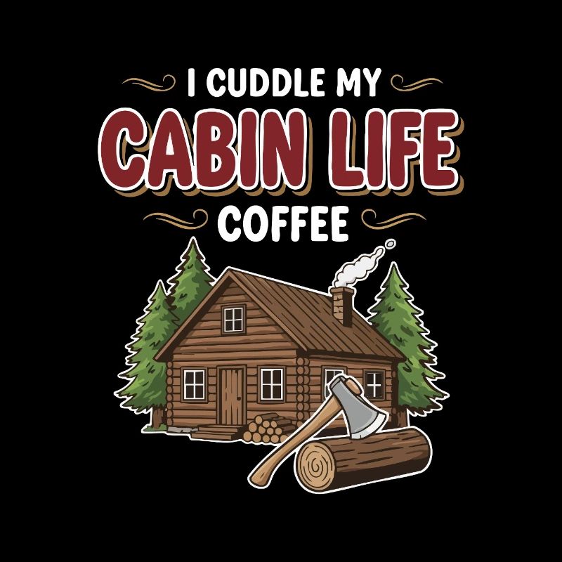 Camping Cabane Bois Citation Cabin Life Coffee