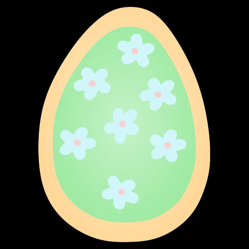Motif d’œufs floraux pastel