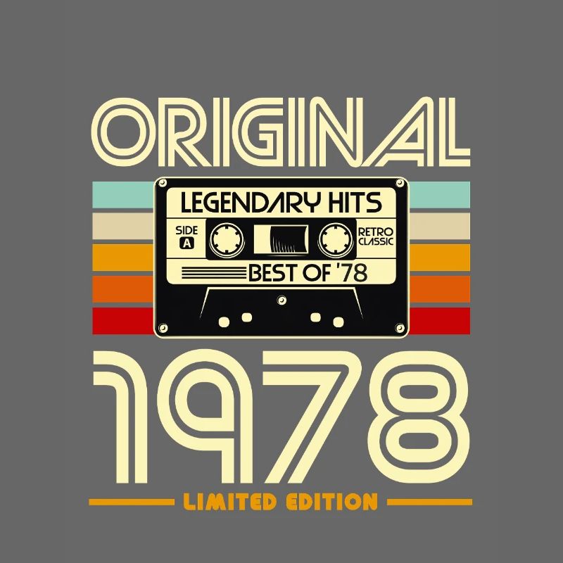 Original 1978 Cassette Retro Limitee