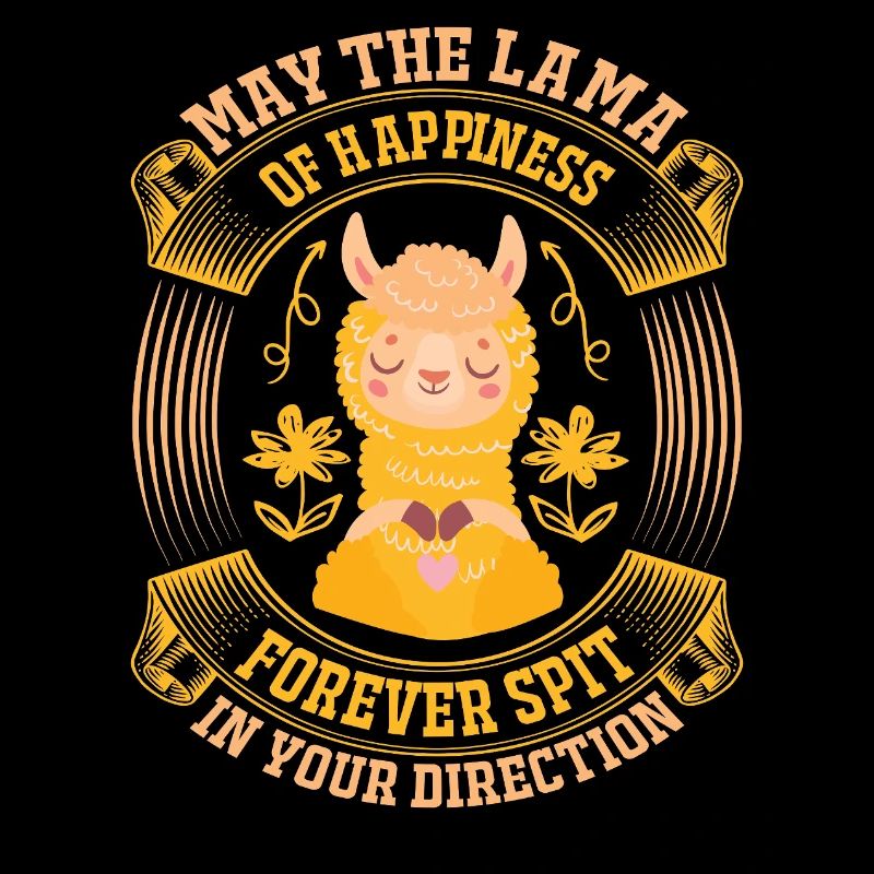 Lama spit happiness