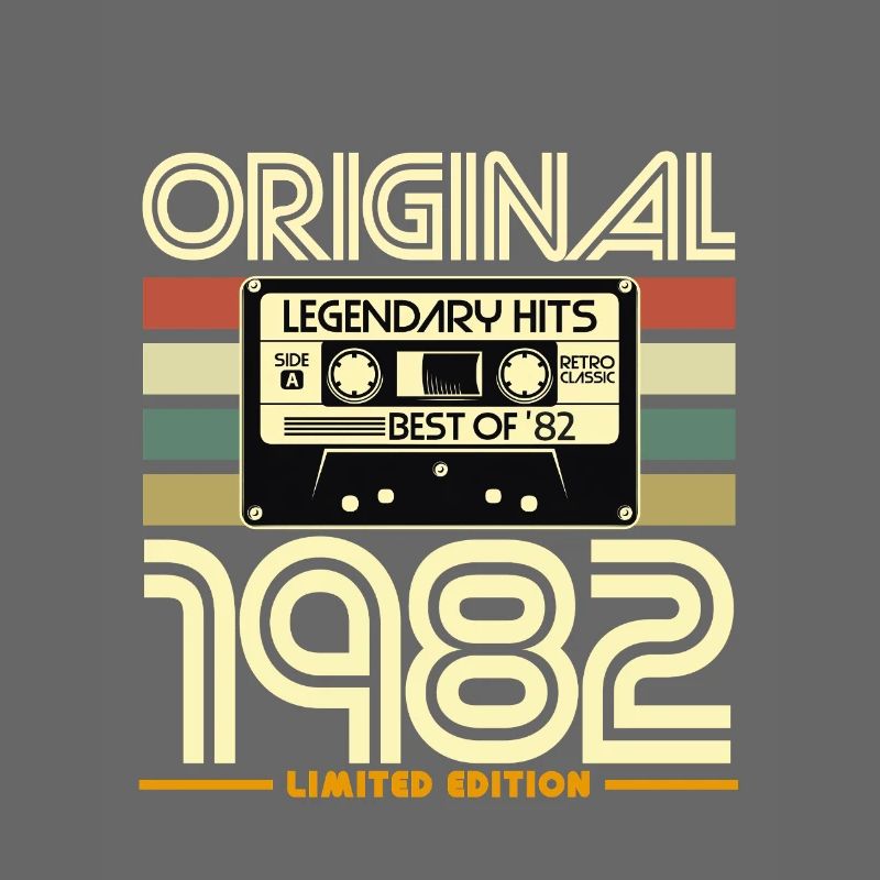 Original 1982 Cassette Retro Édition Limitée