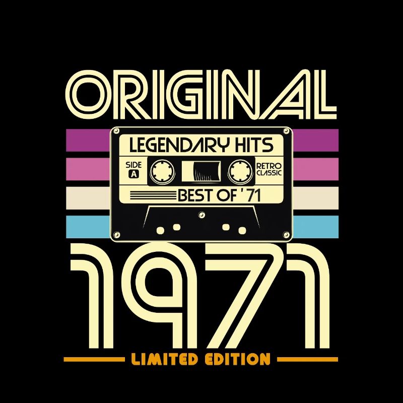 Originale limitierte Retro-Kassette von 1971