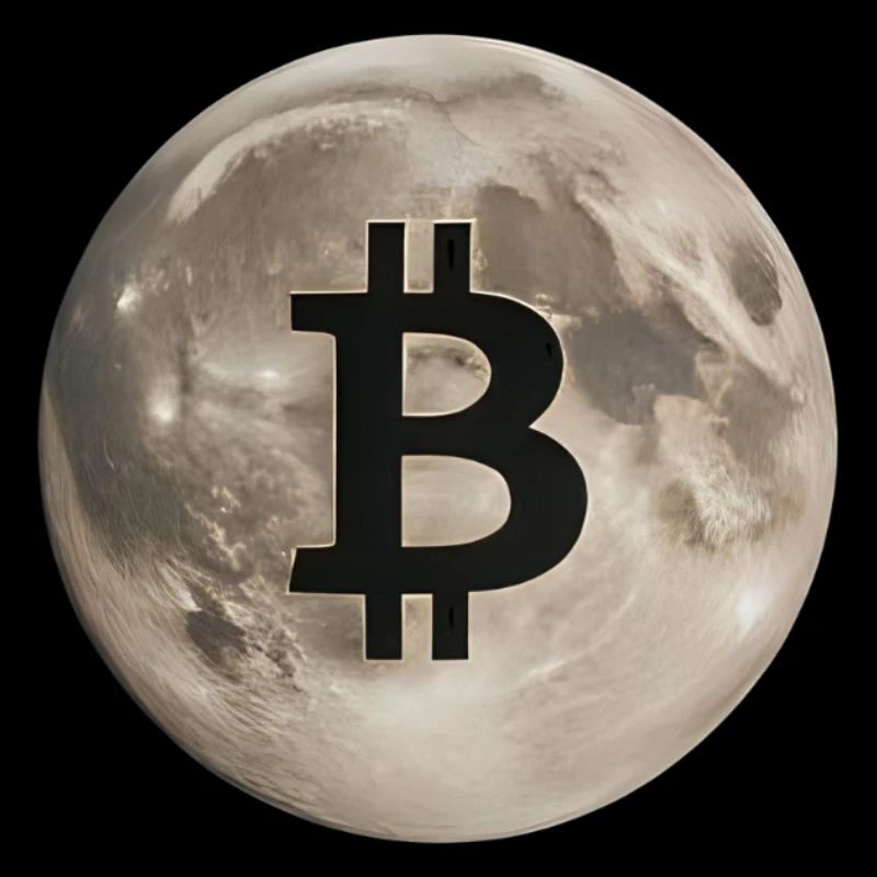 Bitcoin Moon Symbol