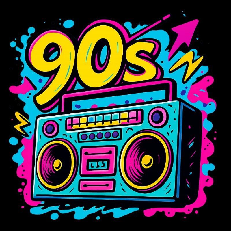 Boombox der 90er