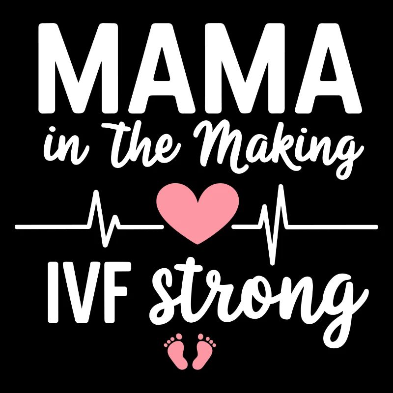 Stolze IVF-Mama in der Entstehung