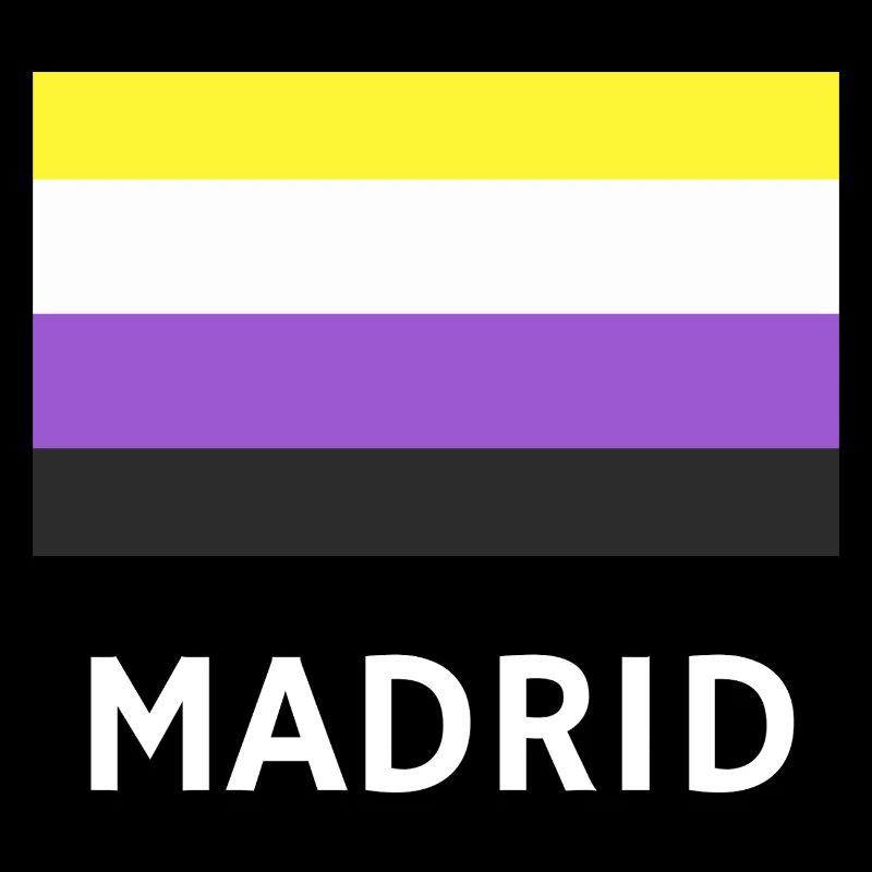 Non binary Pride Flag Madrid