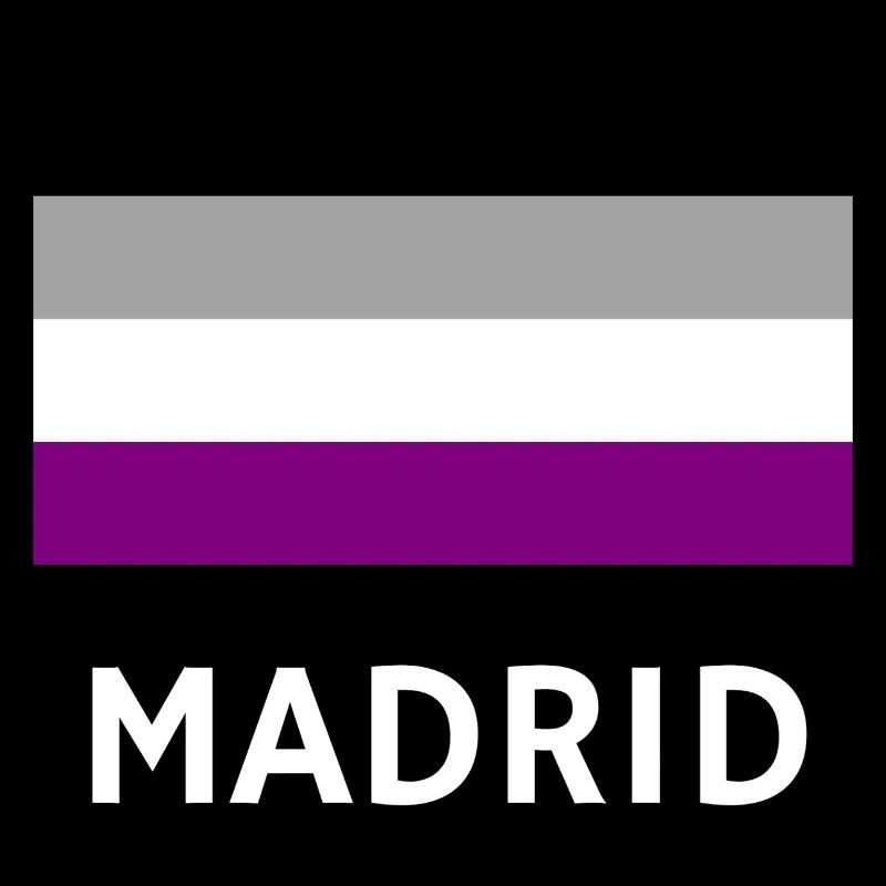 Asexuality Pride Flag Madrid