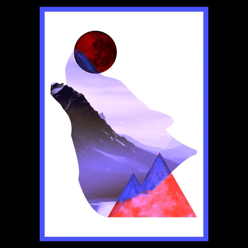 Moon Wolf - Laurids B Entwurf