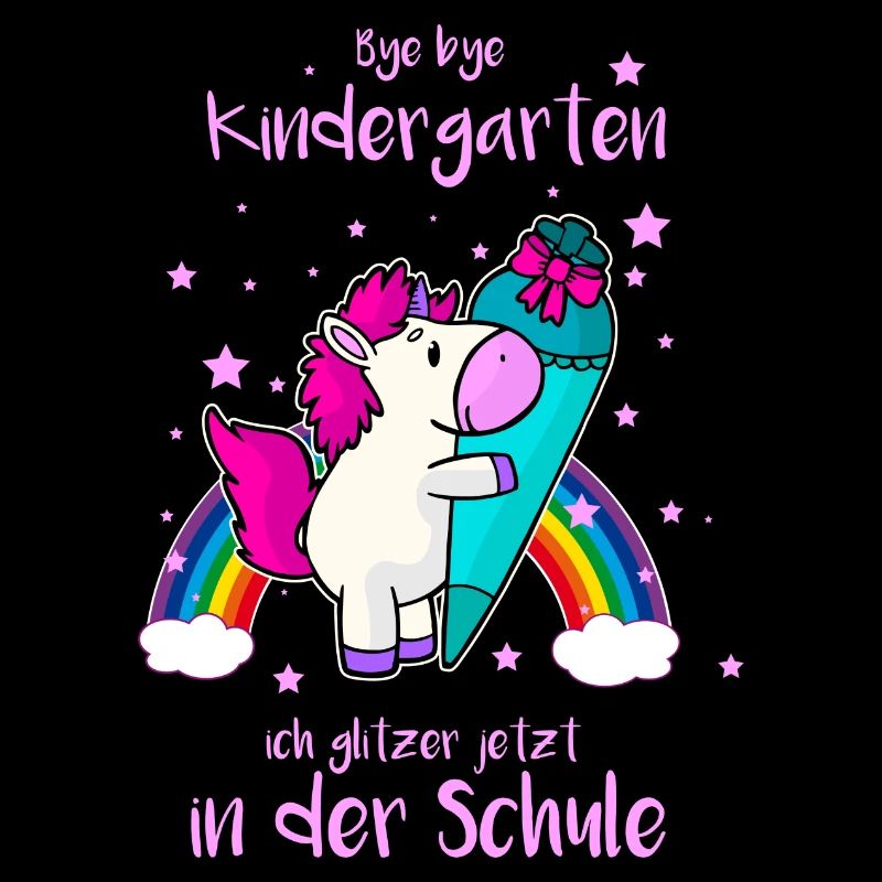 Einschulung Schuleinführung Schulkind Einhorn