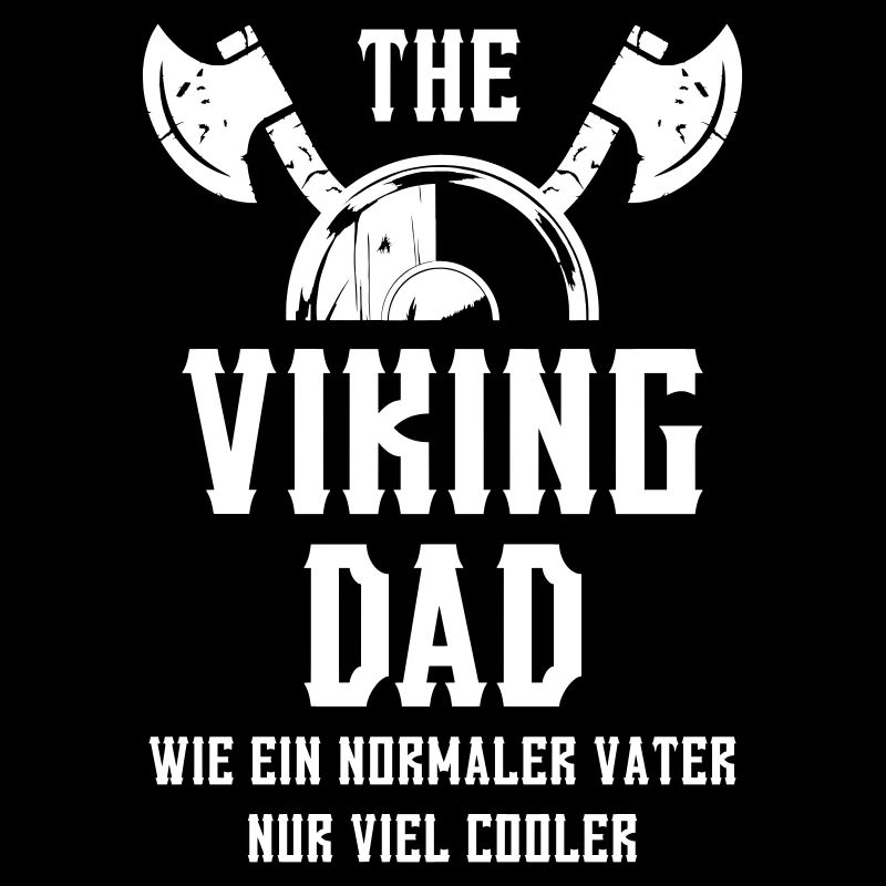 Wikinger cooler Papa Vater Viking Dad lustig Axt