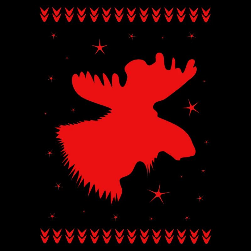 Elk Christmas Reindeer Deer