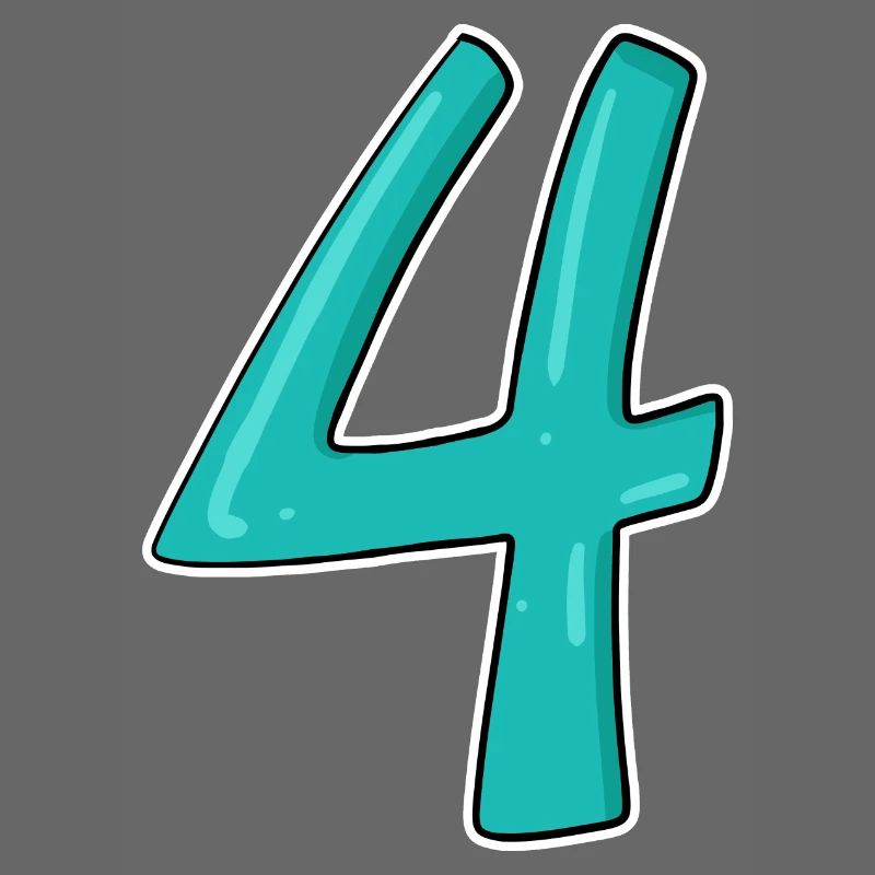 Number Four Digit Number Fourth Fourth