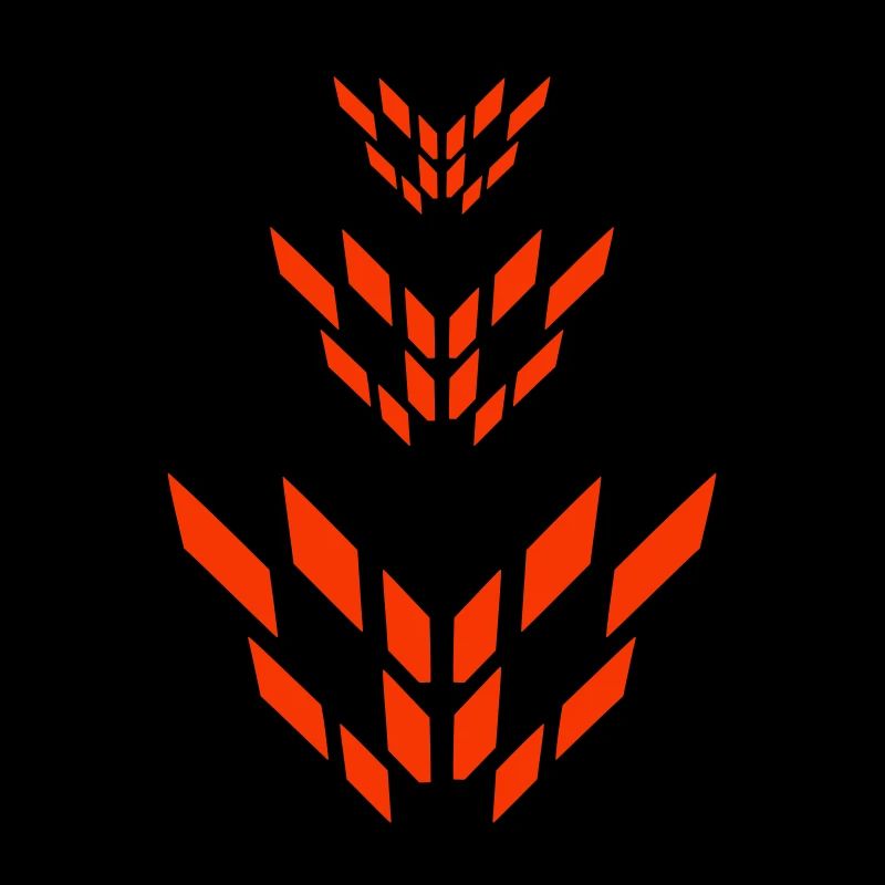 3 Renards Logo Abstrait Evil Eye Friends Équipe