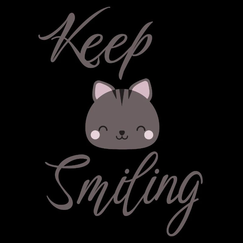 Keep smiling cute cat