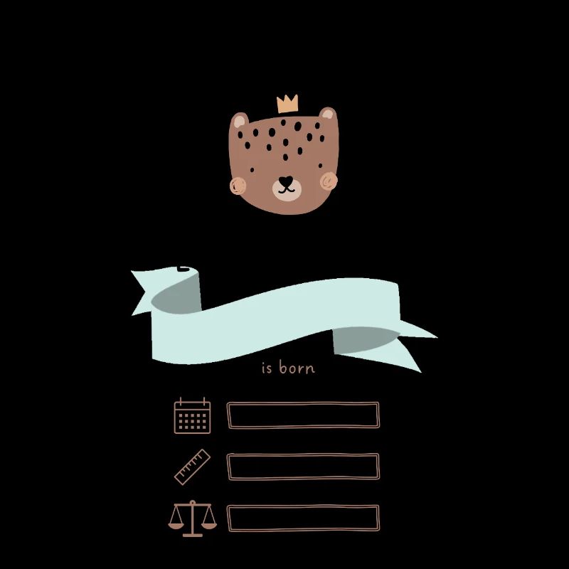 Personalized gift for birth - little roar