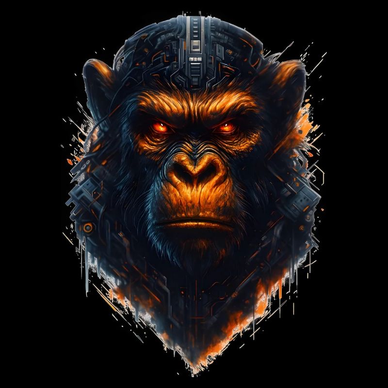 Singe cyberpunk