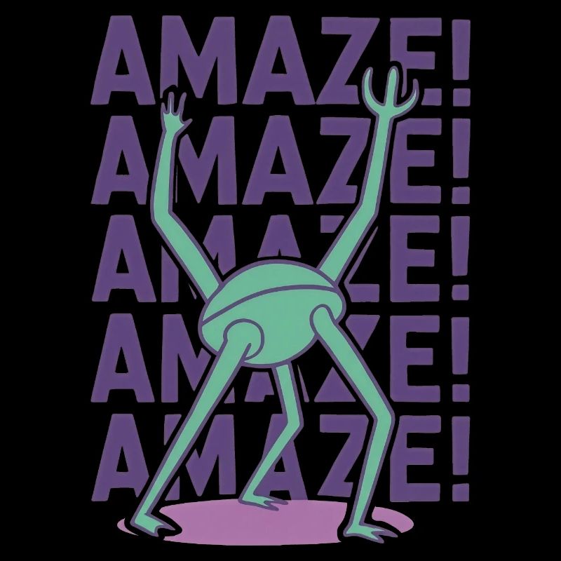 Rocky Amaze Alien Greeting
