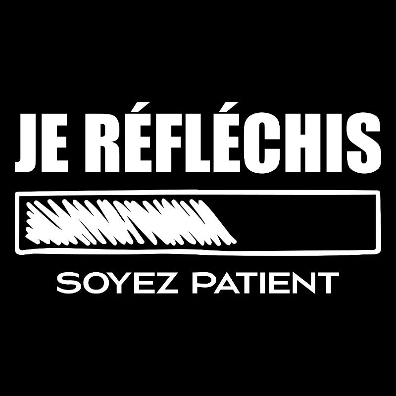Je Réfléchis Soyez Patient