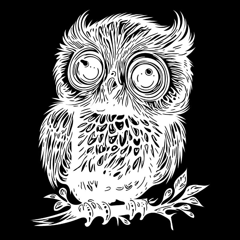 Cute cute vintage owl