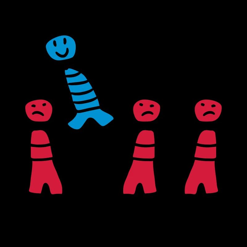 Être différent heureux Funny Boy