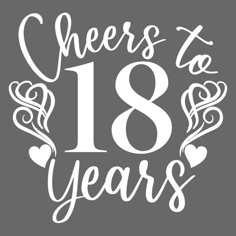 Vive le 18e anniversaire de 18 ans
