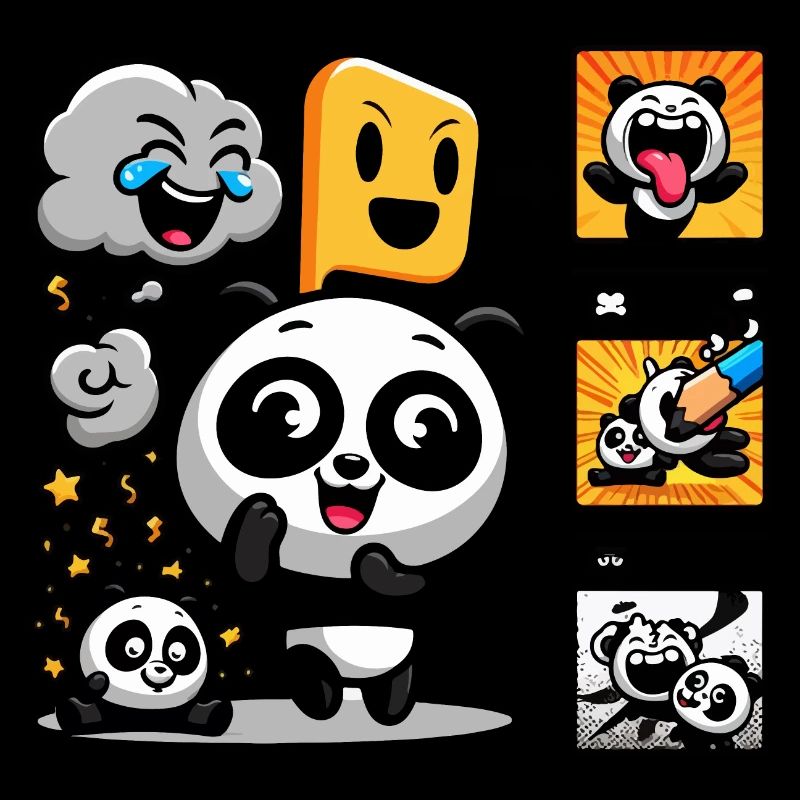 Drôles d’émotions de panda