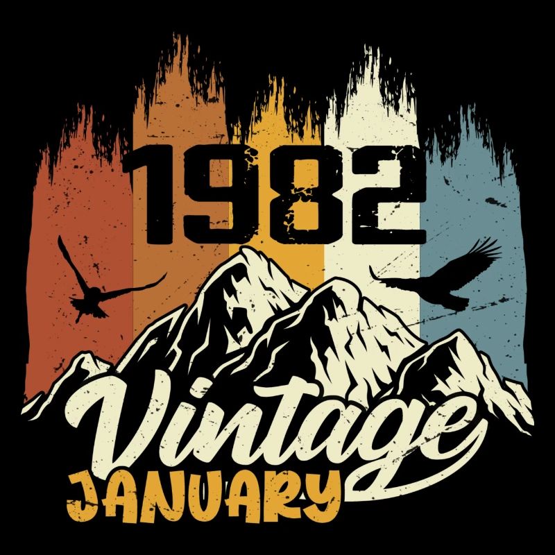 Anniversaire Janvier 1982 - Cadeau Janvier 1982