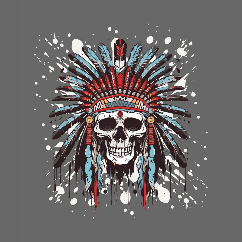 Crâne Apache Indien