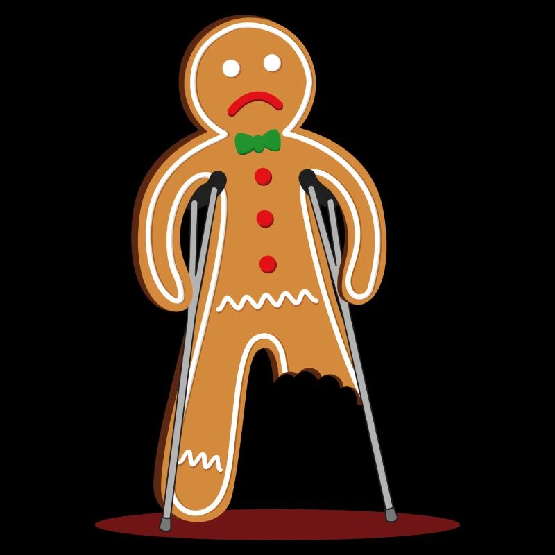 Blessé Lebkuchenann (rouge)