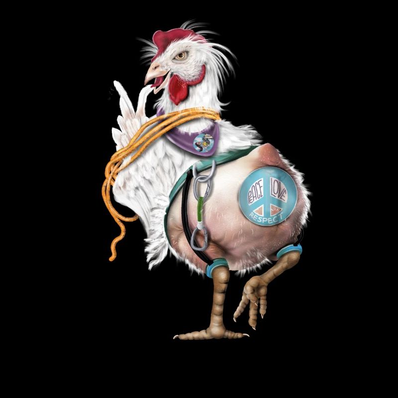 Crazy chicken