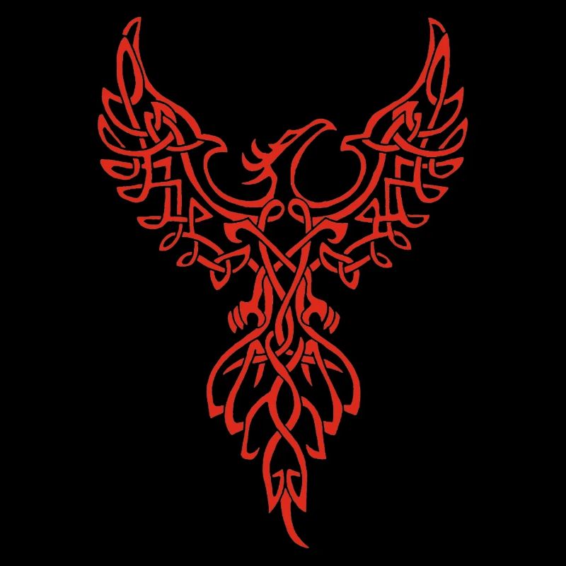 Symbole du phénix rouge