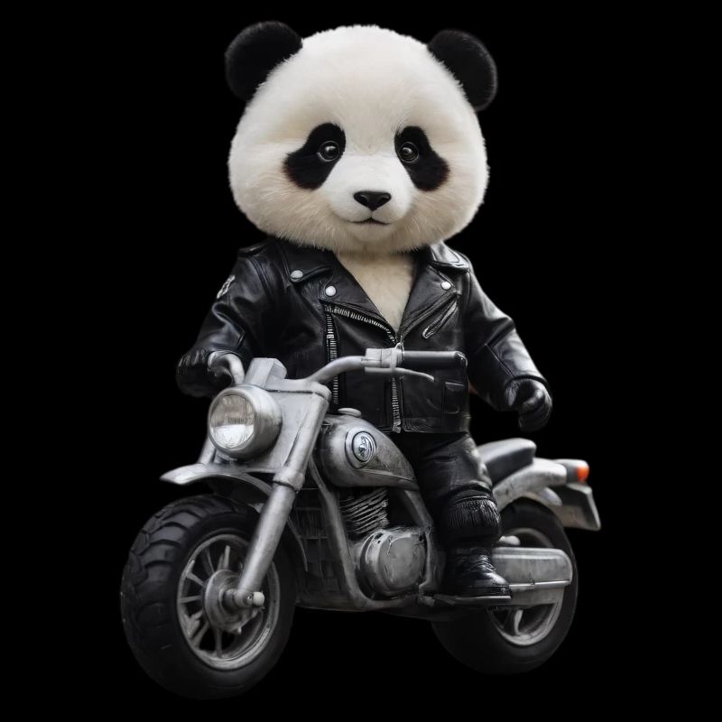 Biker Panda