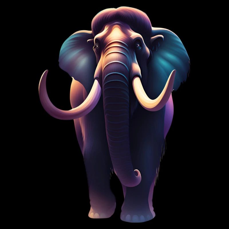 Grand mammouth effrayant
