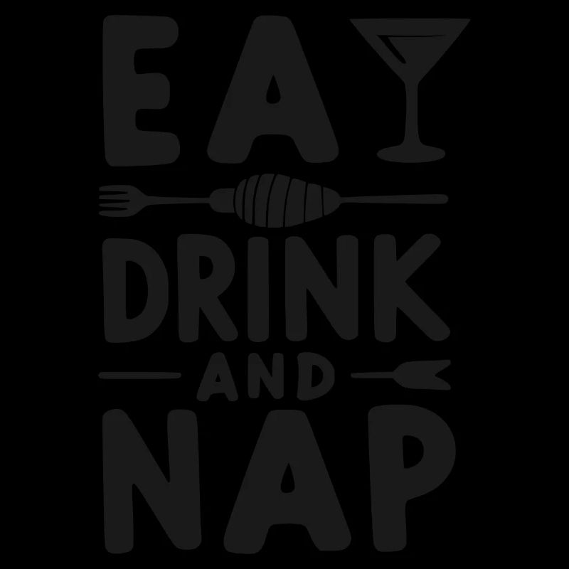 Essen, Trinken und Nickerchen machen