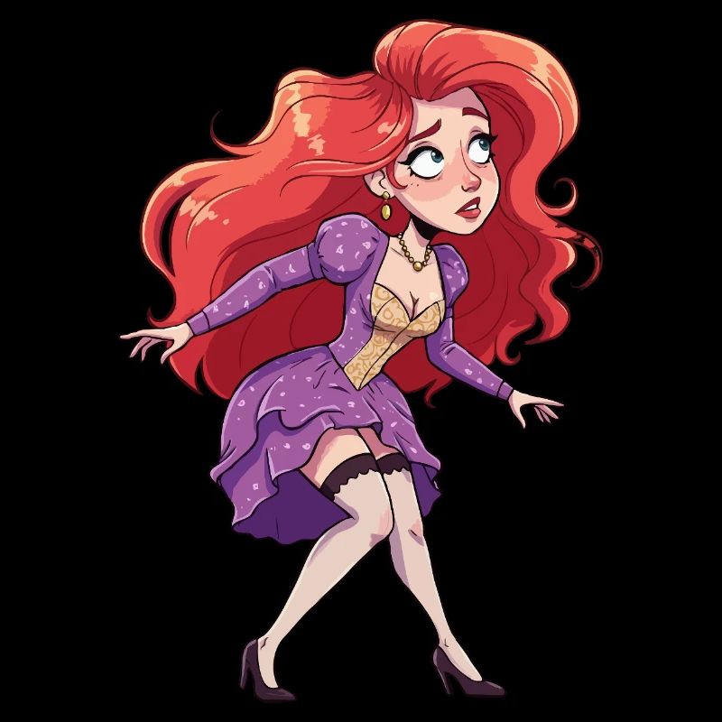 Rothaarige Frau