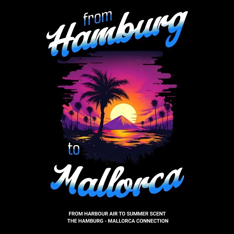 De Hambourg à Majorque - Édition Texte Bleu