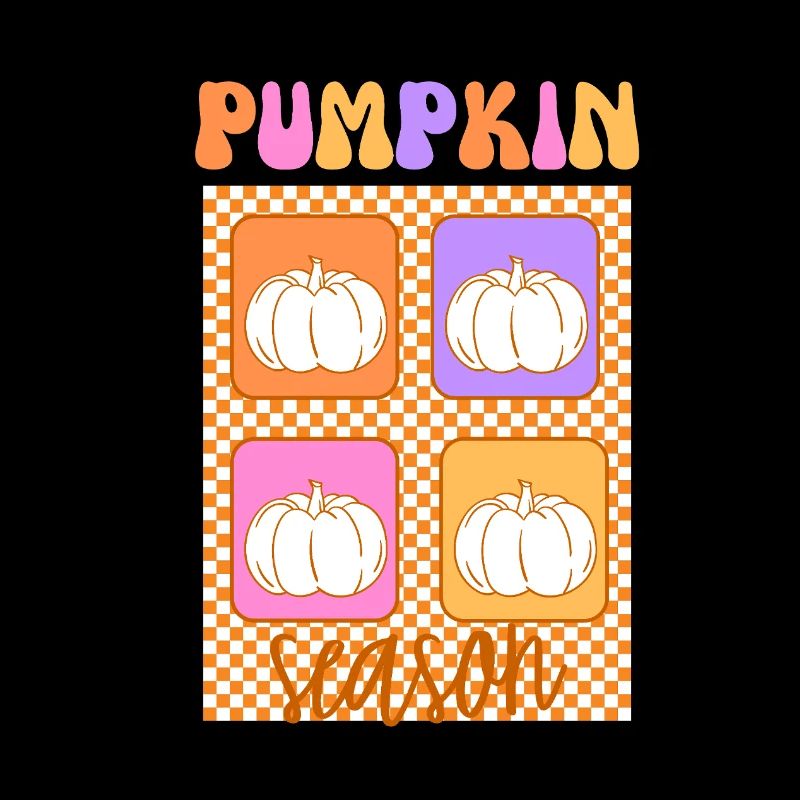 🎃 Saison des citrouilles – Style 🍂 rétro