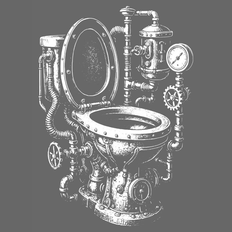 Steampunk Toilet Engine