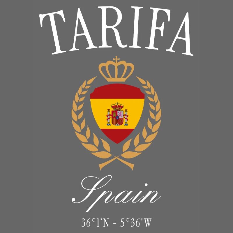 Tarifa Spanien Wappen Krone – Reise Souvenir