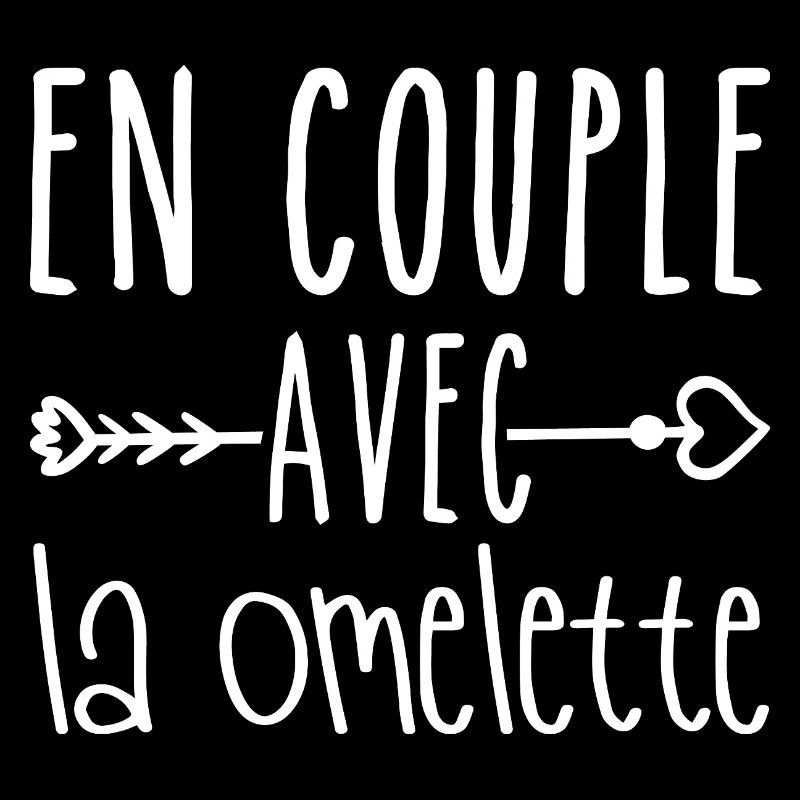 Couples with Omelette, Omelette Fans Gift