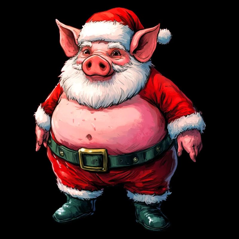 Weihnachten Schwein
