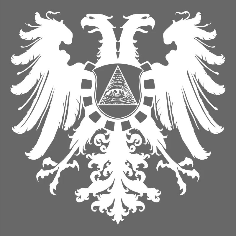 White Illuminati Eagle
