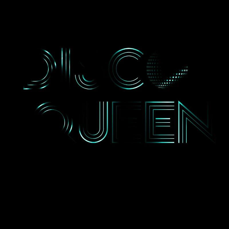 Disco Queen Neon Blue