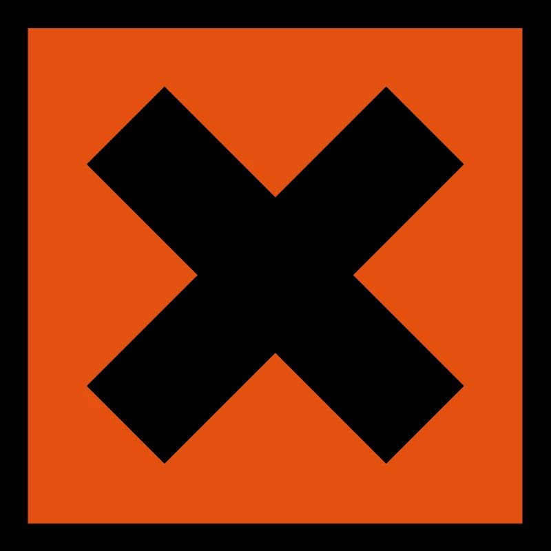 irritant hazard symbol