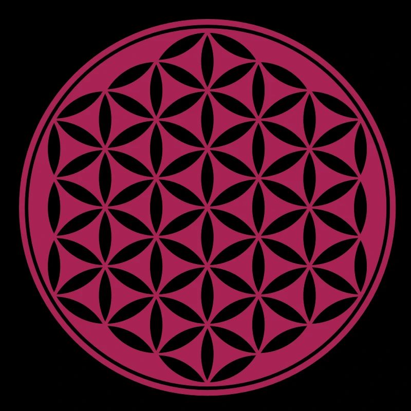 Fleur de la vie - Vector - 03, 1c, sacred geometry